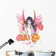 Carnation Fairy Wall Decal