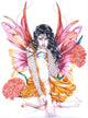Carnation Fairy Wall Decal