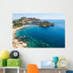 Panoramic Isola Bella Taormina Wall Decal