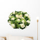 Bouquet White Roses Wall Decal
