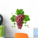 Decorative Pink Wine Grape Wall Decal