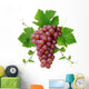 Decorative Pink Wine Grape Wall Decal