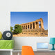 Greek Temple Sunset Wall Decal