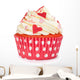 Red Cupcake with Vanilla Wall Decal