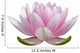 Om Pink Lotus Flower Wall Decal
