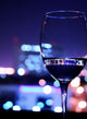 Wine Glass and Bottle Wall Decal