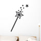 Magic Wand Icon Wall Decal