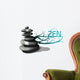 Stacking Zen Rocks Wall Decal