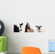 Peeking Farm Animals Wall Decal Sticker Set