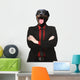 Rottweiler Dog Business Man Wall Decal