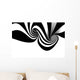 Abstract Spiral Wall Decal