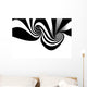 Abstract Spiral Wall Decal
