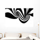 Abstract Spiral Wall Decal