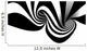 Abstract Spiral Wall Decal