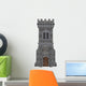 Front-facing Castle Tower Wall Decal