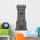 Front-facing Castle Tower Wall Decal