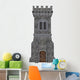 Front-facing Castle Tower Wall Decal