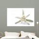 Edelweiss Silver and Green Wall Decal