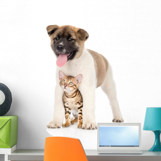 Japanese Akita Inu Puppy Wall Decal
