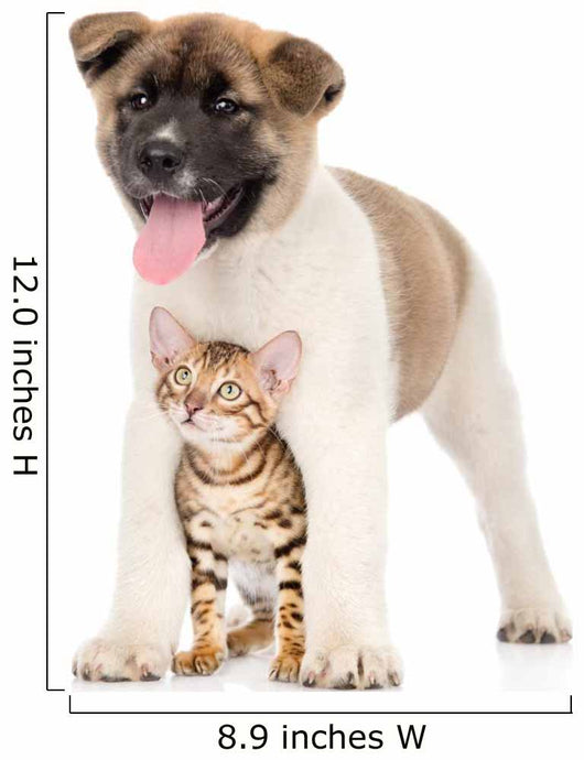 Japanese Akita Inu Puppy Wall Decal