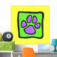 Purple Paw Wall Decal