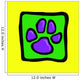 Purple Paw Wall Decal