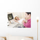 Pregnant Woman Getting Ultrasound Wall Decal