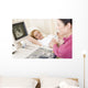 Pregnant Woman Getting Ultrasound Wall Decal