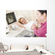 Pregnant Woman Getting Ultrasound Wall Decal