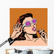 Sunday Girl Sunbathes Beach Wall Decal