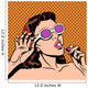 Sunday Girl Sunbathes Beach Wall Decal