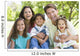 Laughing Family Sitting Outdoors Wall Decal