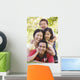 Family Lying Outdoors Smiling Wall Decal