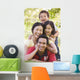 Family Lying Outdoors Smiling Wall Decal