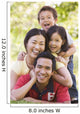 Family Lying Outdoors Smiling Wall Decal