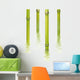 Bamboo Reflecting Water Surface Wall Decal