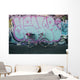 Bicycle with Flowers Graffiti Wall Decal