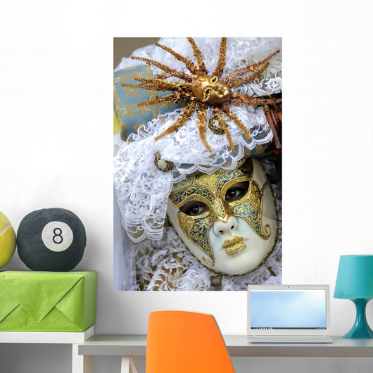 Venitian Mask for the Carnival of Venice Wall Decal