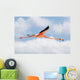 Flamingo Flight Wall Decal