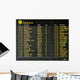Airport Arrivals Wall Decal