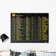 Airport Arrivals Wall Decal