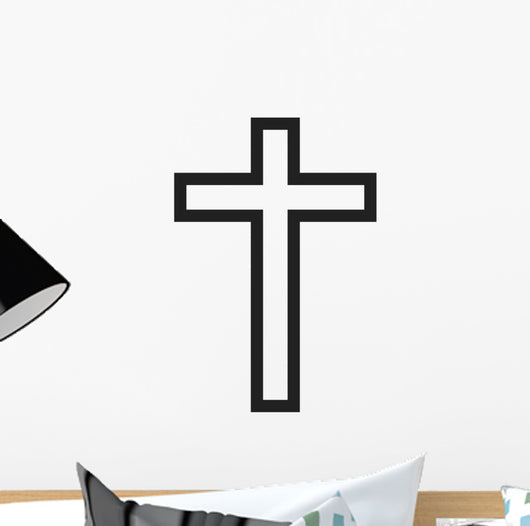 Christian Cross Wall Decal