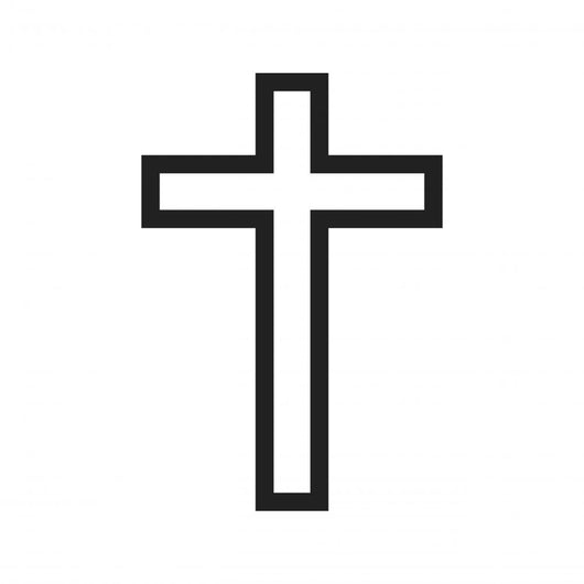 Christian Cross Wall Decal