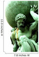Statue Atlas Statue Atlas Wall Decal