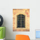Ornate Window with Wrought Wall Decal