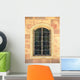 Ornate Window with Wrought Wall Decal