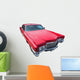 Old Red American Car Wall Decal