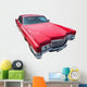Old Red American Car Wall Decal