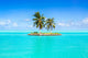Caribbean Oasis Island Wall Decal