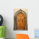 Wooden Residential Doorway Wall Decal